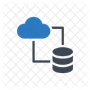 Compartilhamento De Dados Transferencia De Arquivos Nuvem Ícone