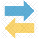 Compartilhamento De Dados Troca De Dados Setas Ícone