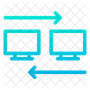 Transferencia De Dados Computadores Dados Ícone