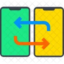 Compartilhamento De Dados Troca De Dados Transferencia De Dados Ícone