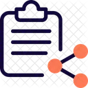 Compartilhar Arquivo Compartilhar Area De Transferencia Documento Ícone