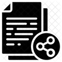 Compartilhar Documentos Notas Arquivos Icon