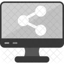 Compartilhar Midia Acao Computadores Ícone