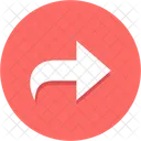 Compartir Flecha Redes Sociales Icono