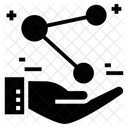 Transferencia De Datos Compartir Senal De Datos Icono