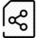 Compartir Base De Datos Documento Icono