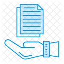 Mano Archivos Documento Icon