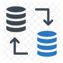 Intercambio De Archivos Transferencia Base De Datos Icono