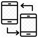 Intercambio De Archivos Transferencia De Datos Intercambio Icono
