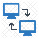 Intercambio De Archivos Transferencia Datos Icono