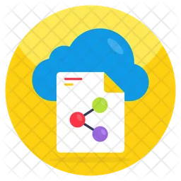 Compartir archivos en la nube  Icono
