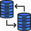 Intercambio De Bases De Datos Transferencia De Bases De Datos Transferencia De Datos Icono