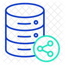 Compartir Base De Datos Compartir Base De Datos Compartir Servidor Icono