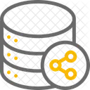Compartir Base De Datos Compartir Red Icono