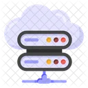 Computacion En La Nube Datos En La Nube Almacenamiento En La Nube Icono