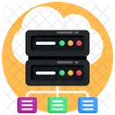 Computacion En La Nube Datos En La Nube Almacenamiento En La Nube Icon
