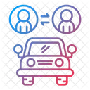 Compartir coche  Icono
