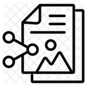 Compartir Contenido Incrustar Archivos Compartir Datos Icono