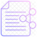 Compartir Documento Documento Compartir Archivo Icon
