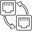 Compartir Ethernet Compartir Banda Ancha Compartir Conexion Icono