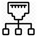 Compartir ethernet  Icono