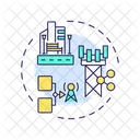 Uso Compartido De Mastiles Torres De Telecomunicaciones Infraestructura De Telecomunicaciones Icono