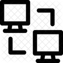 Compartir monitores  Icono