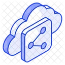 Compartir nube  Icono