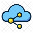 Compartir Nube Compartir Nube Red De Nube Icono