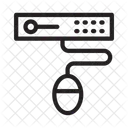 Servidor Base De Datos Raton Icono