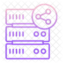 Compartir Servidor Compartir Servidor Compartir Base De Datos Icono