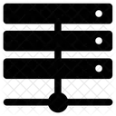 Compartir Servidores Compartir Bases De Datos Red De Servidores Icono