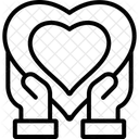 Compasion Amor Cuidado Icono