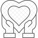 Compasion Amor Cuidado Icono