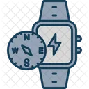 Smartwatch Compass Navigation Icon