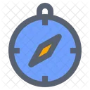 Camping Compass Direction Icon