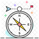 Direction Compass Rose Navigation Symbol Icon