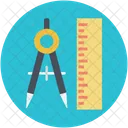 Compass Drafting Tool Icon