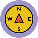 Compass Rose Navigation Icon
