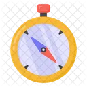 Travel Compass Directional Clock Compass Rose Icon