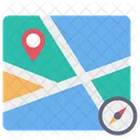 Compass Map Location Icon