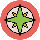 Compass Rose Cardinal Icon