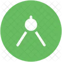 Compass Geometrical Divider Icon