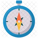 Compass Cartography Pin Icon