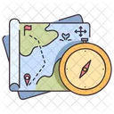 Maps Travel Compass Icon