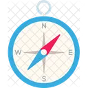 Compass North South Icon
