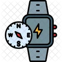 Smartwatch Compass Navigation Icon