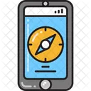 Navigation App Mobile Compass Icon