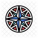 Compass Rose Sailing Icon