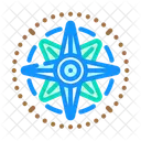 Compass Rose Sailing Icon